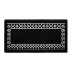 Casa si Gradina - Textile si covoare - Covoare - Covorase intrare - Covoras de intrare, Conceptum Hypnose, negru si alb, 80x200 cm, 100% poliester, antiderapant, lavabil la masina - Infinity.ro