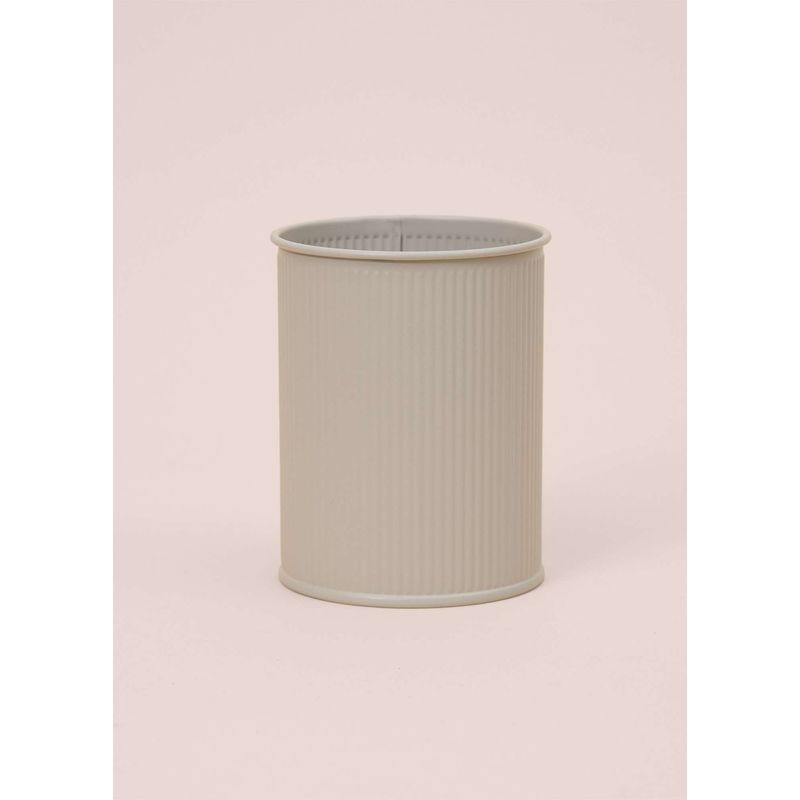 Casa si Gradina - Bucatarie si vesela - Organizare si depozitare bucatarie - Suporturi tacamuri si vase - Suport tacamuri, Hermia, galvanizat, bej, 10x10x13 cm - Infinity.ro