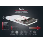 Casa si Gradina - Mobilier - Mobilier copii - Saltele patut copii - Saltea pat copii, Hanah Home, tesatura tricotata, alb, 90x190x19 cm, fermitate ridicata - Infinity.ro