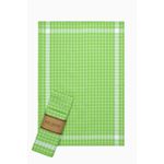 Market - Curatenie si intretinere casa - Produse bucatarie - Lavete si bureti - Set prosoape de maini, Hermia, verde, 45x65 cm, 100% bumbac, 5 bucati - Infinity.ro