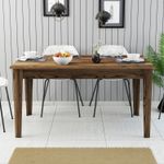 Casa si Gradina - Mobilier - Mese si birouri - Mese bucatarie si dining - Masa de dining, Hanah Home, PAL melaminat, nuc, 145x88x75 cm - Infinity.ro