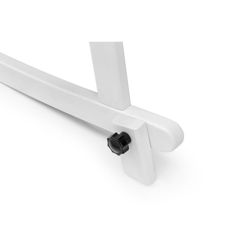 Casa si Gradina - Mobilier - Mobilier copii - Balansoare, leagane si hamace - Leagan pentru bebelusi, Hanah Home, lemn de pin, alb, 90x70x58 cm - Infinity.ro