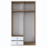 Casa si Gradina - Mobilier - Dulapuri si sifoniere - Sifoniere - Sifonier, Hanah Home, pal melaminat, nuc alb, 120x42.5x216.8 cm - Infinity.ro