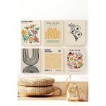 Casa si Gradina - Decoratiuni - Tablouri - Set tablouri decorative inramate, Wallxpert, lemn masiv, multicolor, 33x48 cm (6 bucati), 786DKT1449 - Infinity.ro