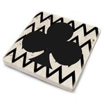 Casa si Gradina - Bucatarie si vesela - Accesorii bar - Suporturi bauturi - Set suporturi pentru pahare, Hermia, piatra naturala, multicolor, 10x10x1 cm, 4 bucati, 366TYR1197 - Infinity.ro