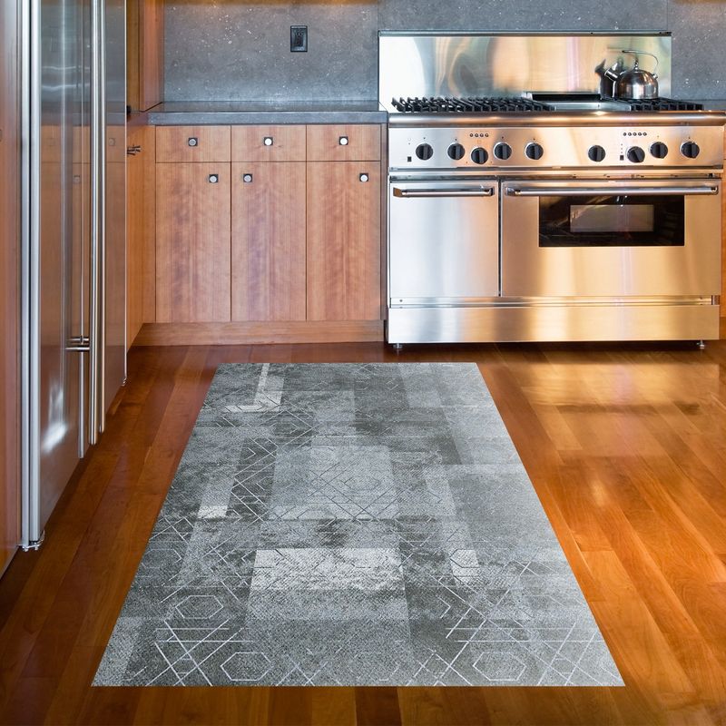 Casa si Gradina - Textile si covoare - Covoare - Covoare casa - Covor, Conceptum Hypnose, albastru, 80x200 cm, 100% poliester, antiderapant, 955ANR4171 - Infinity.ro