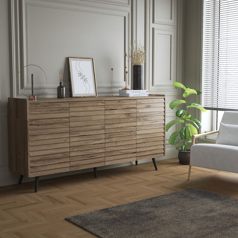 Casa si Gradina - Mobilier - Comode si corpuri - Console - Consola, Hanah Home, pal, nuc, 180x44x92 cm - Infinity.ro