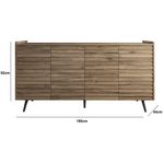 Casa si Gradina - Mobilier - Comode si corpuri - Console - Consola, Hanah Home, pal, nuc, 180x44x92 cm - Infinity.ro