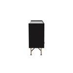 Casa si Gradina - Mobilier - Comode si corpuri - Console - Consola, Hanah Home, PAL melaminat, negru, 123x38x63 cm - Infinity.ro