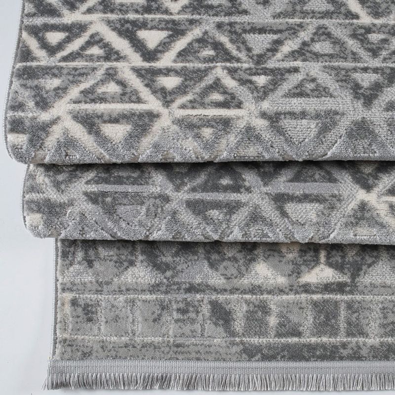 Casa si Gradina - Textile si covoare - Covoare - Covoare casa - Covor, Conceptum Hypnose, gri crem, 140x200 cm, polipropilena poliester - Infinity.ro