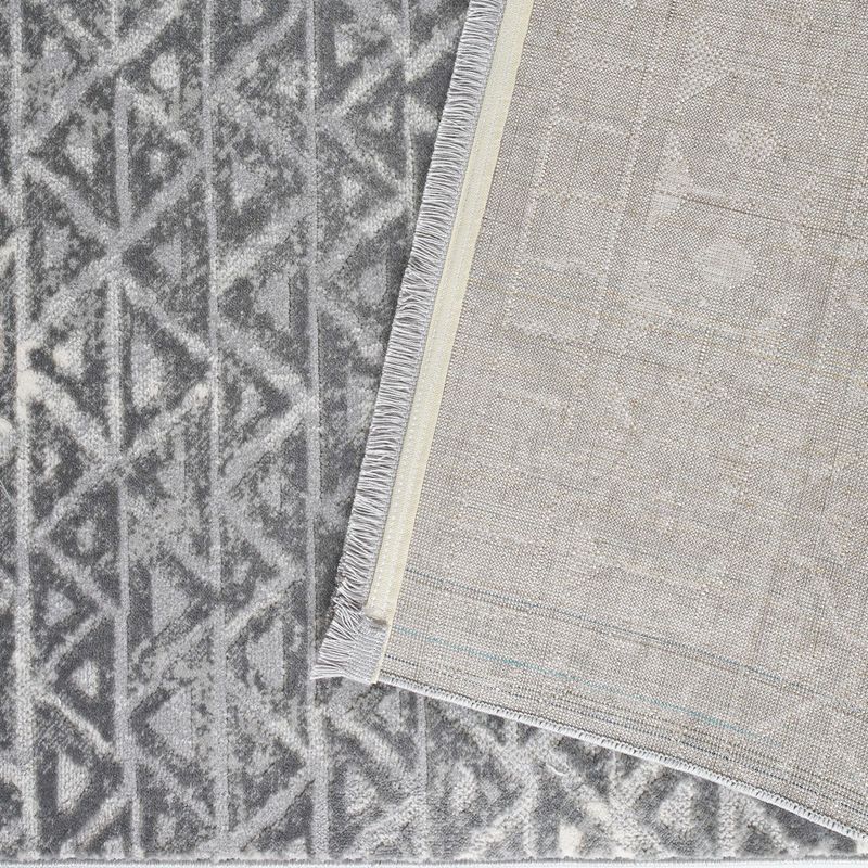 Casa si Gradina - Textile si covoare - Covoare - Covoare casa - Covor, Conceptum Hypnose, gri crem, 140x200 cm, polipropilena poliester - Infinity.ro