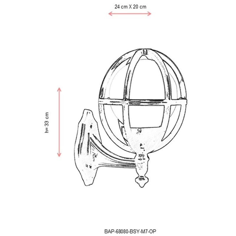 Casa si Gradina - Corpuri si surse de iluminat - Iluminat exterior - Lanterne - Lampa de perete exterior, Opviq, abs si polietilena, negru alb, 33x24x20 cm, ip65 - Infinity.ro