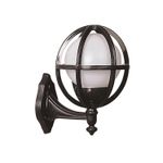 Casa si Gradina - Corpuri si surse de iluminat - Iluminat exterior - Lanterne - Lampa de perete exterior, Opviq, abs si polietilena, negru alb, 33x24x20 cm, ip65 - Infinity.ro
