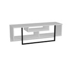 TV, Audio-Video si Foto - Accesorii TV si audio - Suporturi TV - Suport tv, Hanah Home, pal melaminat, alb negru, 119.4x35.2x40.2 cm - Infinity.ro
