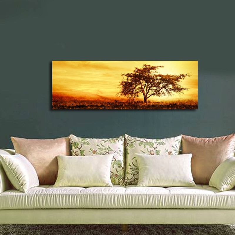 Casa si Gradina - Decoratiuni - Tablouri - Tablou canvas cu led, Wallxpert, multicolor, panza piele de caprioara, 30x90 cm - Infinity.ro