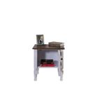 Casa si Gradina - Mobilier - Comode si corpuri - Noptiere - Noptiera, Hanah Home, mdf, alb, 50x40x52 cm - Infinity.ro