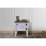 Casa si Gradina - Mobilier - Comode si corpuri - Noptiere - Noptiera, Hanah Home, mdf, alb, 50x40x52 cm - Infinity.ro