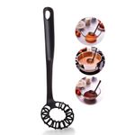 Casa si Gradina - Bucatarie si vesela - Ustensile bucatarie - Pensule, spatule si teluri bucatarie - Tel spiral, Hermia, plastic, negru, 28 cm - Infinity.ro