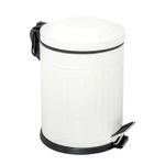 Casa si Gradina - Mobilier - Organizare si depozitare - Cosuri de gunoi - Cos metalic, Hermia, alb, 33,5x20,5 cm, 5 l, dishwasher safe - Infinity.ro