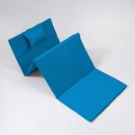 Sport si Outdoor - Camping - Saltele si accesorii pentru somn - Saltele camping - Pat pliabil, Hanah Home, spuma, albastru, 55x180x5 cm - Infinity.ro