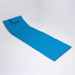Sport si Outdoor - Camping - Saltele si accesorii pentru somn - Saltele camping - Pat pliabil, Hanah Home, spuma, albastru, 55x180x5 cm - Infinity.ro