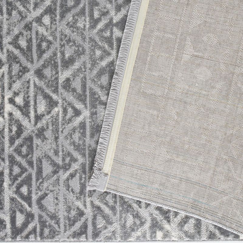 Casa si Gradina - Textile si covoare - Covoare - Covorase intrare - Covoras de hol, Conceptum Hypnose, gri crem, 120x350 cm, polipropilena si poliester - Infinity.ro