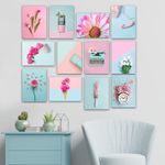Casa si Gradina - Decoratiuni - Tablouri - Tablou decorativ, Wallxpert, mdf, multicolor, 20x15 cm, set 12 bucati, 364LUL1468 - Infinity.ro