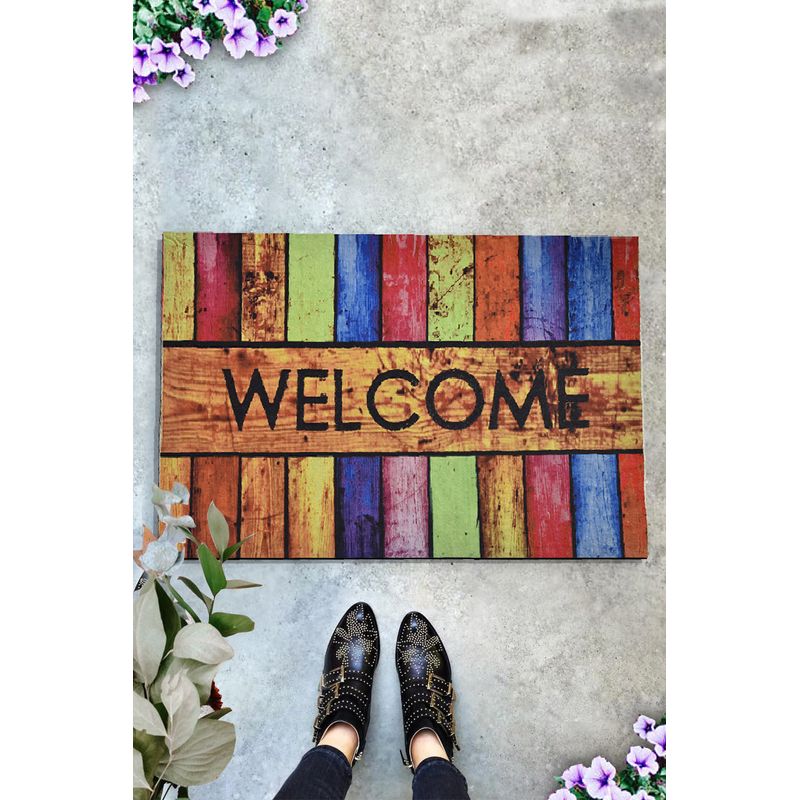 Casa si Gradina - Textile si covoare - Covoare - Covorase intrare - Covoras de intrare, Conceptum Hypnose, multicolor, 40x60 cm, 100% pvc, antiderapant, 877CHL1034 - Infinity.ro