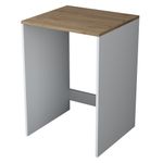 Electronice si Electrocasnice - Masini si uscatoare de rufe - Accesorii masini de spalat si uscatoare - Dulap pentru masina de spalat, Hanah Home, pal melaminat, nuc si alb, 65x60x91.8 cm - Infinity.ro