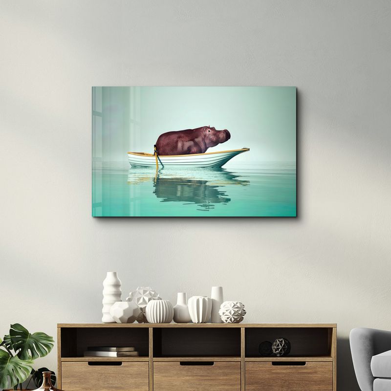 Casa si Gradina - Decoratiuni - Tablouri - Tablou decorativ din sticla, Wallxpert, multicolor, 70x110 cm, sticla securizata, 672BRS4901 - Infinity.ro