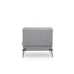 Casa si Gradina - Mobilier - Scaune si fotolii - Fotolii - Fotoliu, Hanah Home, metal, tesatura in, gri, 90x95x90 cm - Infinity.ro