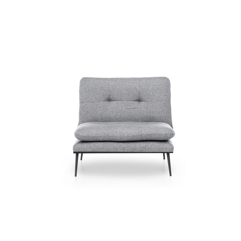 Casa si Gradina - Mobilier - Scaune si fotolii - Fotolii - Fotoliu, Hanah Home, metal, tesatura in, gri, 90x95x90 cm - Infinity.ro
