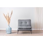 Casa si Gradina - Mobilier - Scaune si fotolii - Fotolii - Fotoliu, Hanah Home, metal, tesatura in, gri, 90x95x90 cm - Infinity.ro
