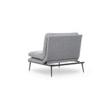 Casa si Gradina - Mobilier - Scaune si fotolii - Fotolii - Fotoliu, Hanah Home, metal, tesatura in, gri, 90x95x90 cm - Infinity.ro