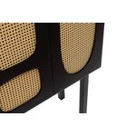 Casa si Gradina - Mobilier - Comode si corpuri - Console - Consola, Hanah Home, pal melaminat, negru, 75x40x135 cm - Infinity.ro