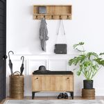 Casa si Gradina - Mobilier - Dulapuri si sifoniere - Dulapuri pantofi - Dulap pantofi, Hanah Home, pal melaminat, stejar, 80x35x49 cm - Infinity.ro