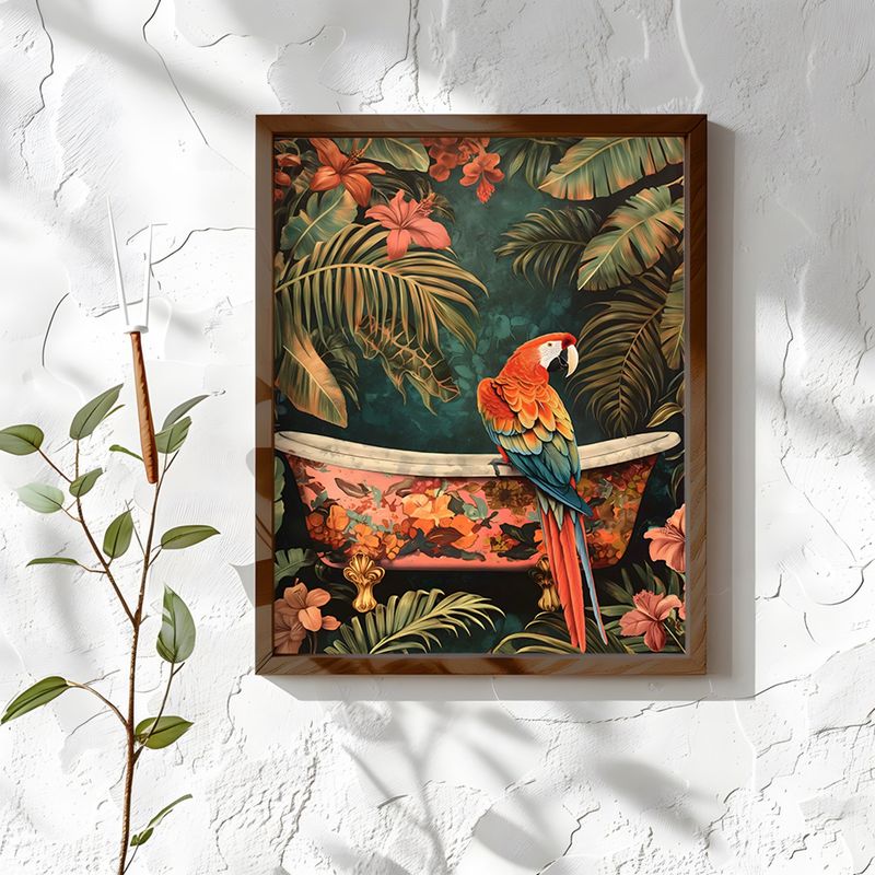 Casa si Gradina - Decoratiuni - Tablouri - Tablou decorativ inramat, Wallxpert, mdf, multicolor, 35x47x3.5 cm, 856EVL1498 - Infinity.ro