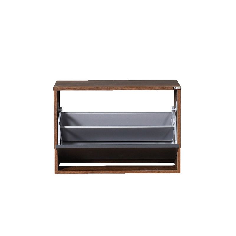 Casa si Gradina - Mobilier - Organizare si depozitare - Organizator incaltaminte - Dulap pentru pantofi, Hanah Home, pal melaminat, oslo si antracit, 60x42x30 cm - Infinity.ro