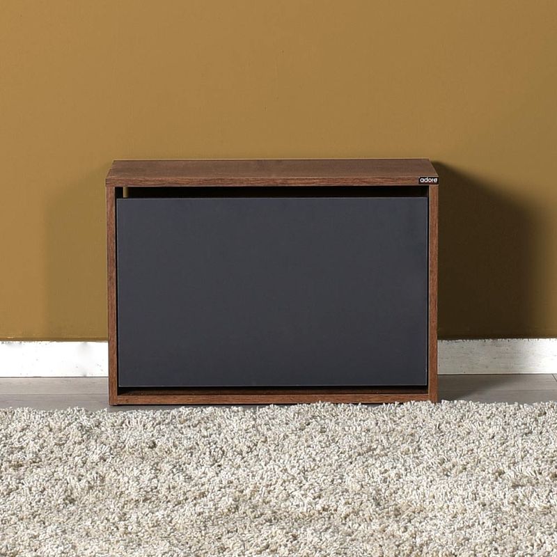 Casa si Gradina - Mobilier - Organizare si depozitare - Organizator incaltaminte - Dulap pentru pantofi, Hanah Home, pal melaminat, oslo si antracit, 60x42x30 cm - Infinity.ro