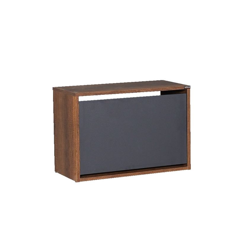 Casa si Gradina - Mobilier - Organizare si depozitare - Organizator incaltaminte - Dulap pentru pantofi, Hanah Home, pal melaminat, oslo si antracit, 60x42x30 cm - Infinity.ro