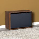 Casa si Gradina - Mobilier - Organizare si depozitare - Organizator incaltaminte - Dulap pentru pantofi, Hanah Home, pal melaminat, oslo si antracit, 60x42x30 cm - Infinity.ro