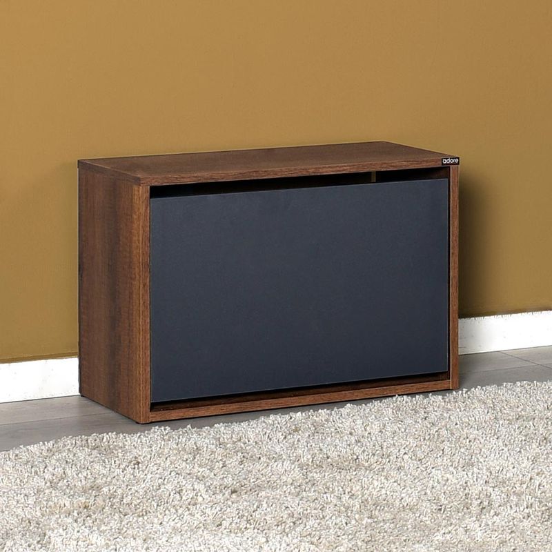 Casa si Gradina - Mobilier - Organizare si depozitare - Organizator incaltaminte - Dulap pentru pantofi, Hanah Home, pal melaminat, oslo si antracit, 60x42x30 cm - Infinity.ro