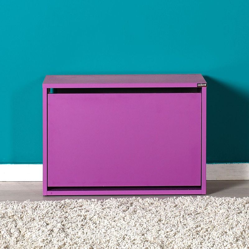 Casa si Gradina - Mobilier - Dulapuri si sifoniere - Dulapuri pantofi - Dulap pantofi, Hanah Home, pal melaminat, mov, 60x42x30 cm - Infinity.ro