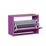 Casa si Gradina - Mobilier - Dulapuri si sifoniere - Dulapuri pantofi - Dulap pantofi, Hanah Home, pal melaminat, mov, 60x42x30 cm - Infinity.ro