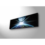 Casa si Gradina - Decoratiuni - Tablouri - Tablou canvas decorativ cu led, Wallxpert, piele de caprioara, multicolor, 30x90 cm, 254LED4319 - Infinity.ro