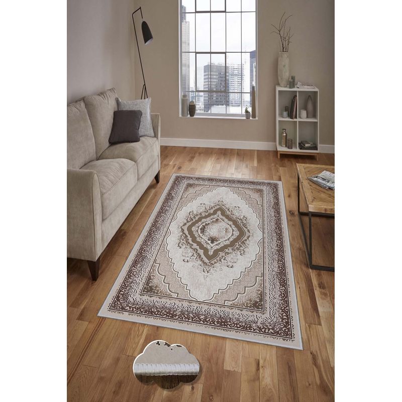 Casa si Gradina - Textile si covoare - Covoare - Covoare casa - Covor, Conceptum Hypnose, multicolor, 50x80 cm, 100% poliester, antiderapant, 478HFT2401 - Infinity.ro