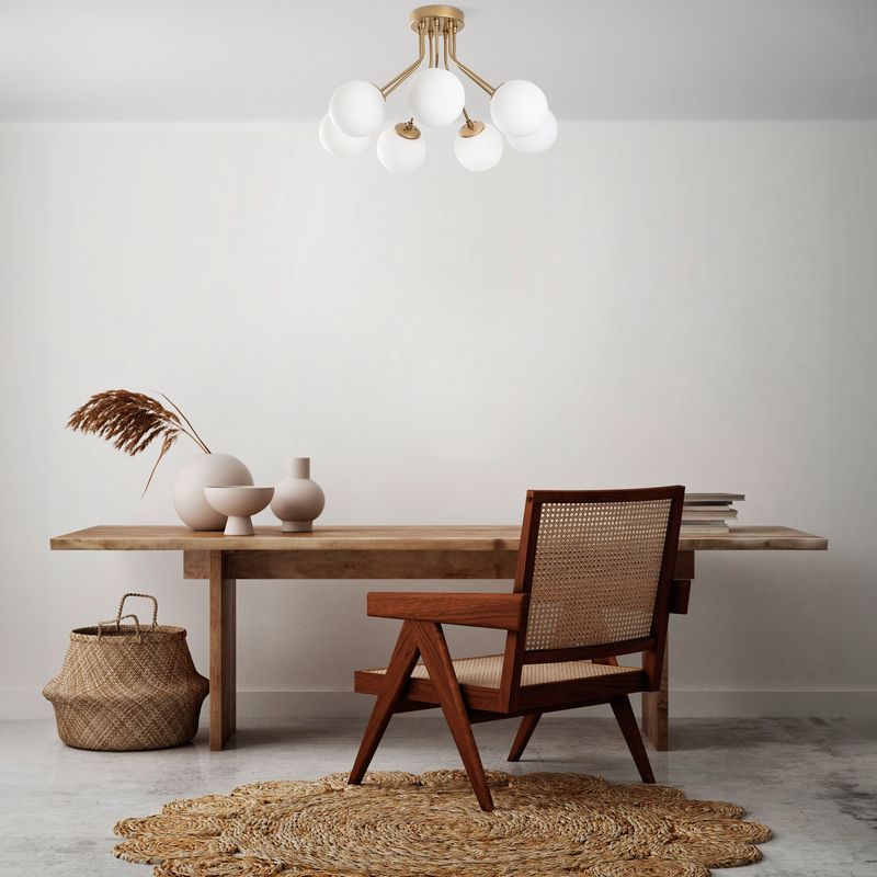 Casa si Gradina - Corpuri si surse de iluminat - Lustre si pendule - Candelabru, Opviq, metal, auriu, 65x40 cm - Infinity.ro