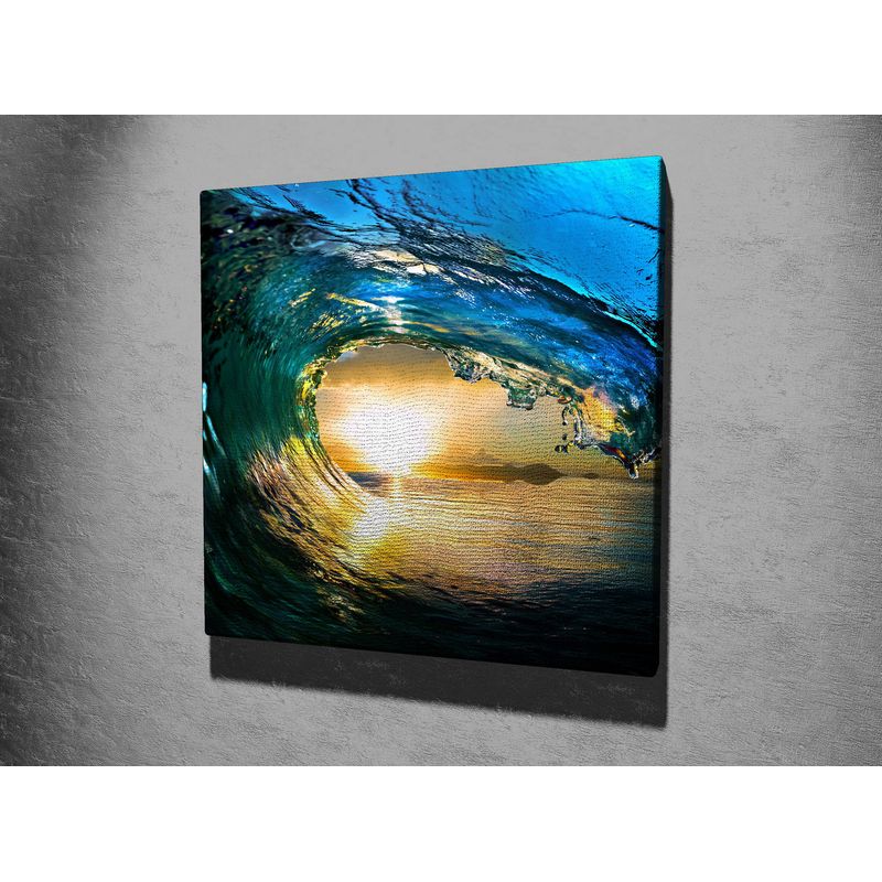 Casa si Gradina - Decoratiuni - Tablouri - Tablou decorativ, Wallxpert, panza, multicolor, 45x45 cm, rama lemn, 257MJS3245 - Infinity.ro