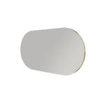 Casa si Gradina - Mobilier - Mobilier baie - Oglinzi baie - Oglinda baie, Hanah Home, mdf, gri inchis auriu, 45x85x2.2 cm - Infinity.ro