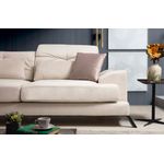 Casa si Gradina - Mobilier - Canapele si coltare - Coltare - Coltar, Hanah Home, lemn de fag si pal, ecru, 304x190x100 cm - Infinity.ro
